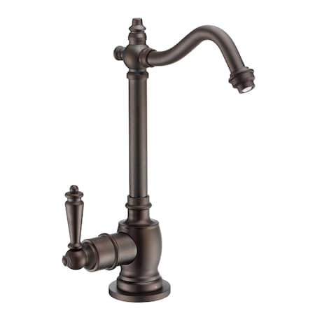 Whitehaus Point Of Use Instant Hot Water Drinking Faucet W/ Traditional Swivel S WHFH-H1006-ORB